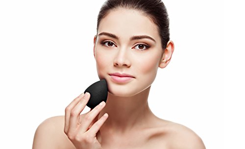 Aesthetica Cosmetics Beauty Sponge Blender - Latex Free and Vegan Makeup Sponge Blender - For Powder, Cream or Liquid Application (5 Pack)