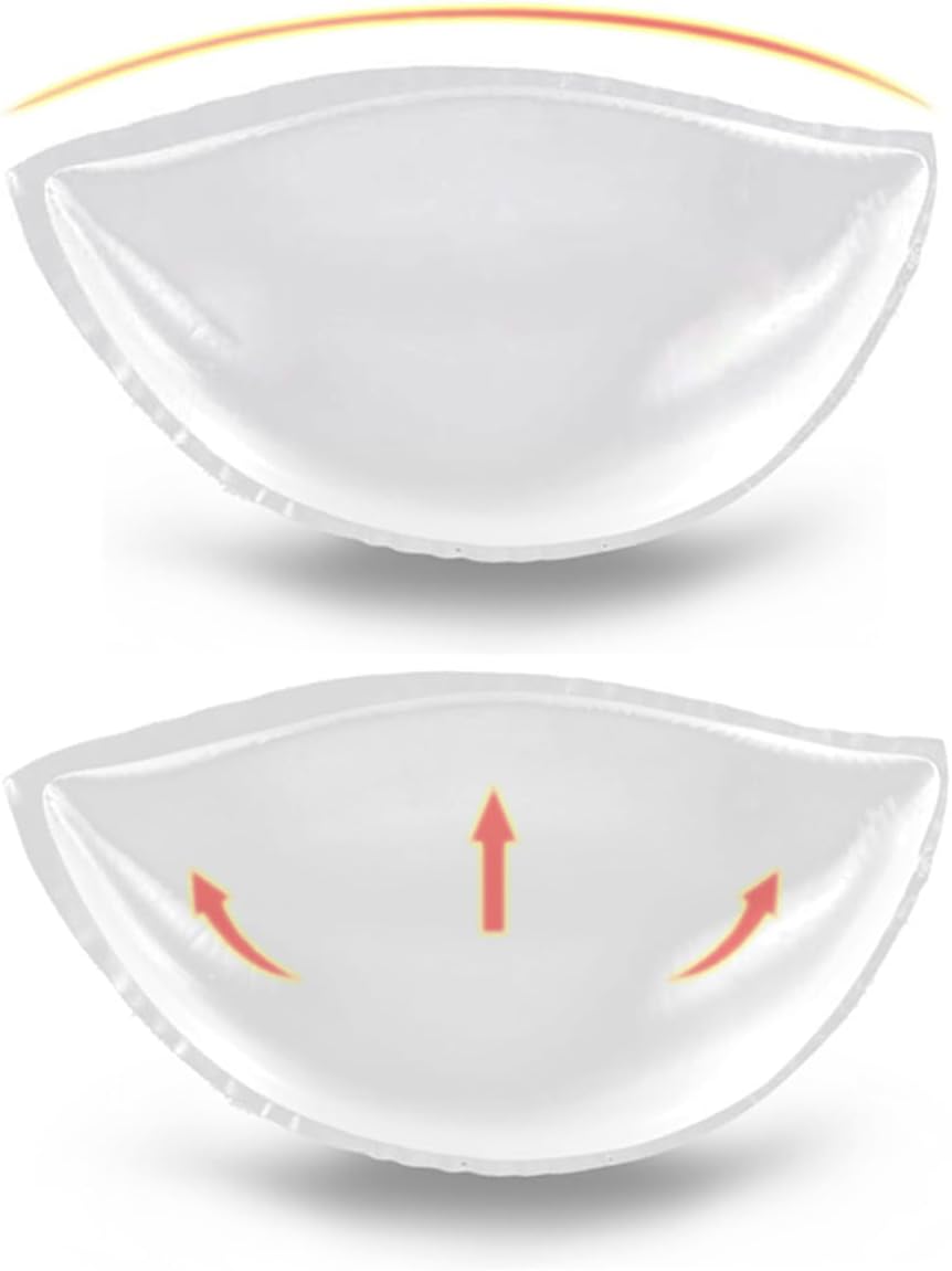 Women Soft Silicone Bra Inserts Breast Chest Enhancer Pads Push-up/Gathering for A/B/C Cup