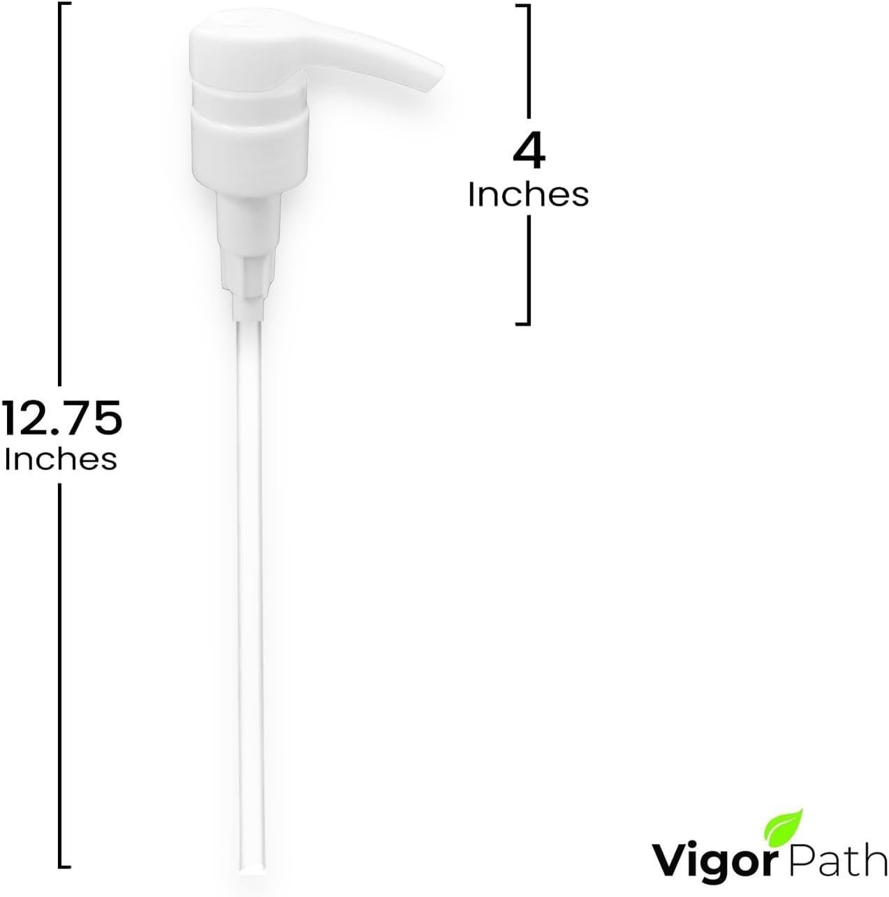 Universal Shampoo/Conditioner Dispenser Pump for Bottles, Leak Proof, Pump Top Fits 1 L/33.8 oz Bottles, 28/410 Neck Size, (White - Pack of 2)