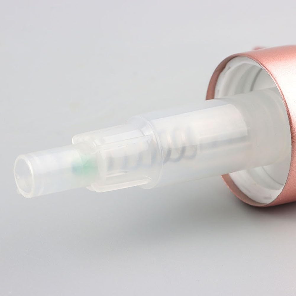 Metal Soap Dispenser Pump Head Replacement Pump for Your Soap or Lotion Dispenser, 304 Stainless Steel Replacement Pump for Liquid Hand Soap Dispensers(Rose Gold)