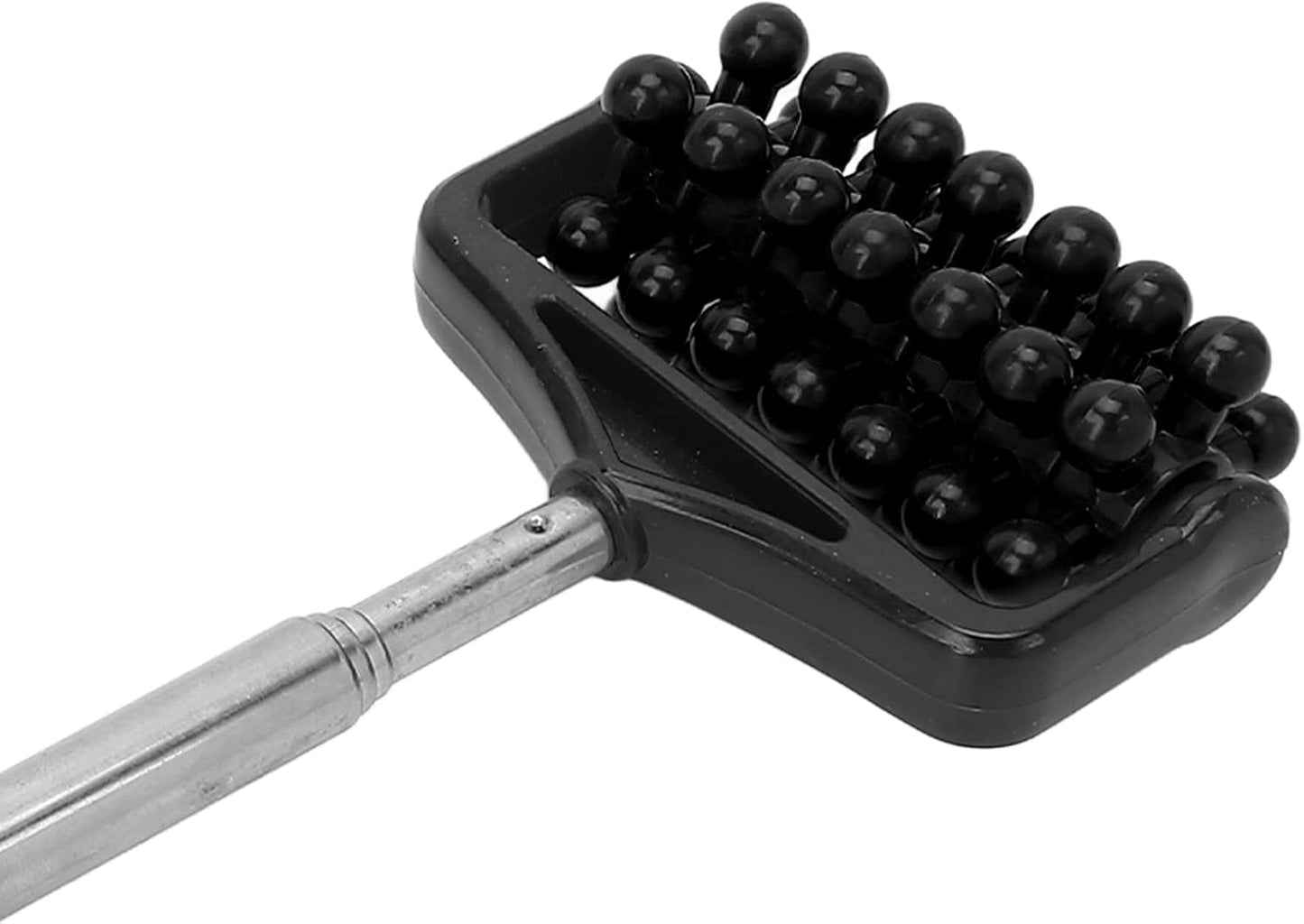 ZJchao Back Scratchers, Telescopic Massagers Back Muscle Roller Adjustable Back Head Arm Scratch Roller Massager for Muscle Relax Portable Extendable Telescoping Backscratchers for Men Women(Black)
