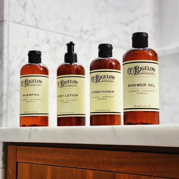 C.O. Bigelow Lavender Peppermint Shower Gel, Moisturizing Body Wash with Lavender & Peppermint Essential Oils, 10.14 Fl Oz