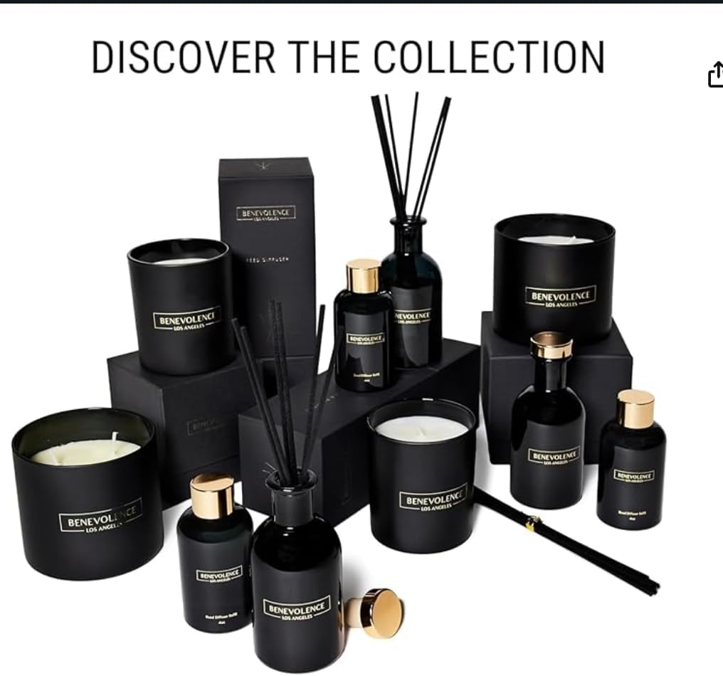 Benevolence LA Reed Diffuser Sticks - 3 Pack of 7 Natural Rattan Sticks per Pouch – Home Fragrance Refill, Eco-Friendly Reed Replacement for Essential Oil Diffusers