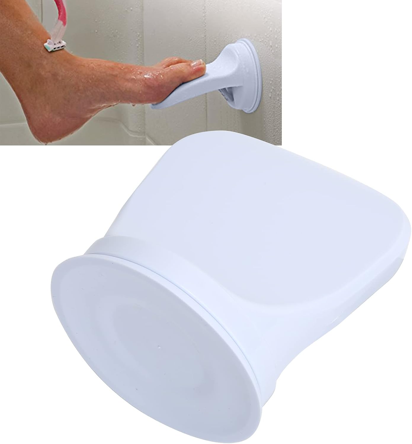 Professional Shower Foot Rest, Shower Foot Rest for Shaving Legs,Elderly Bathroom Foot Pedal,Professional Shower Foot Rest Elderly Bathroom Foot Pedal Step with Suction Cup