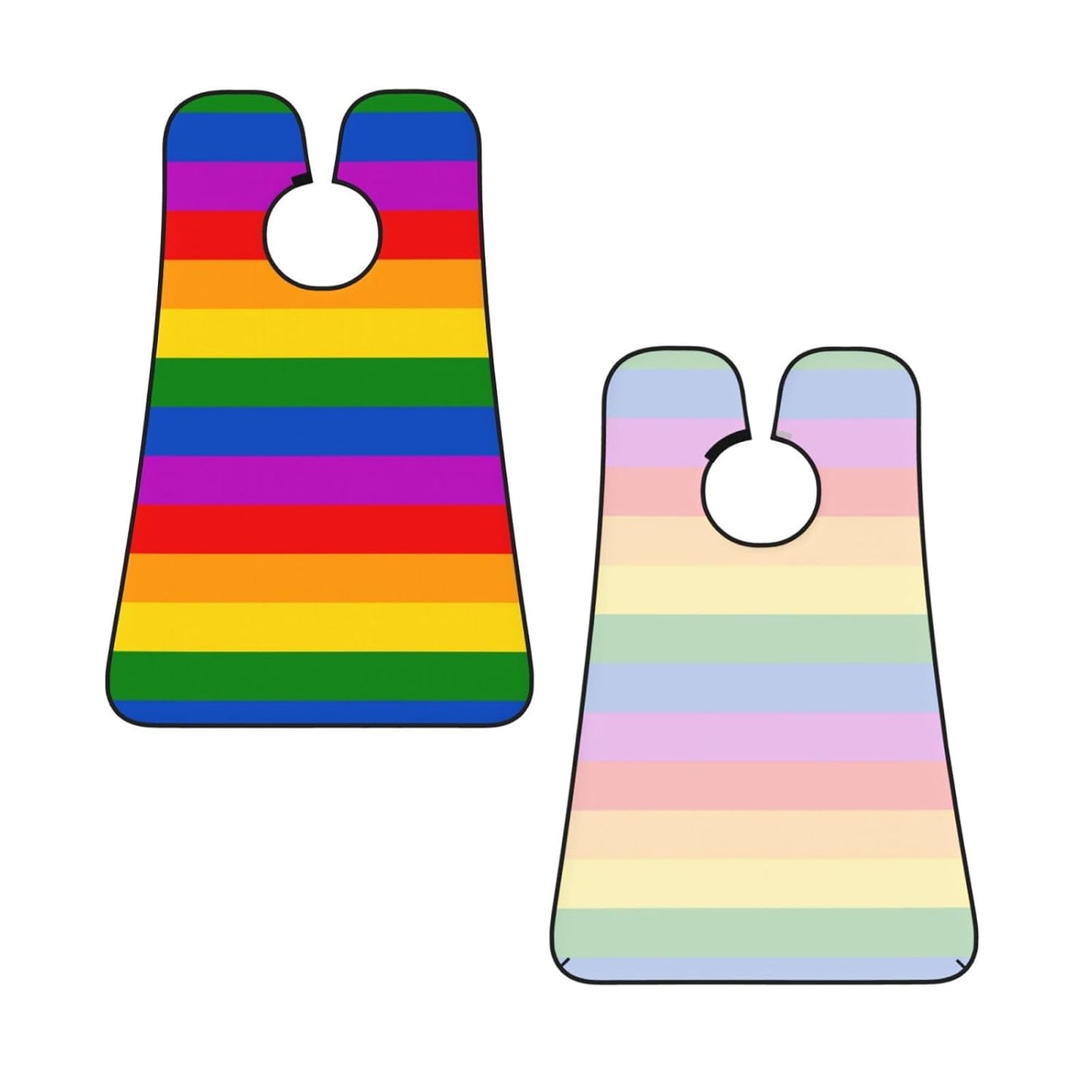 Rainbow Beard Bib Apron, Beard Hair Catcher For Men Shaving, Waterproof With Suction Cups