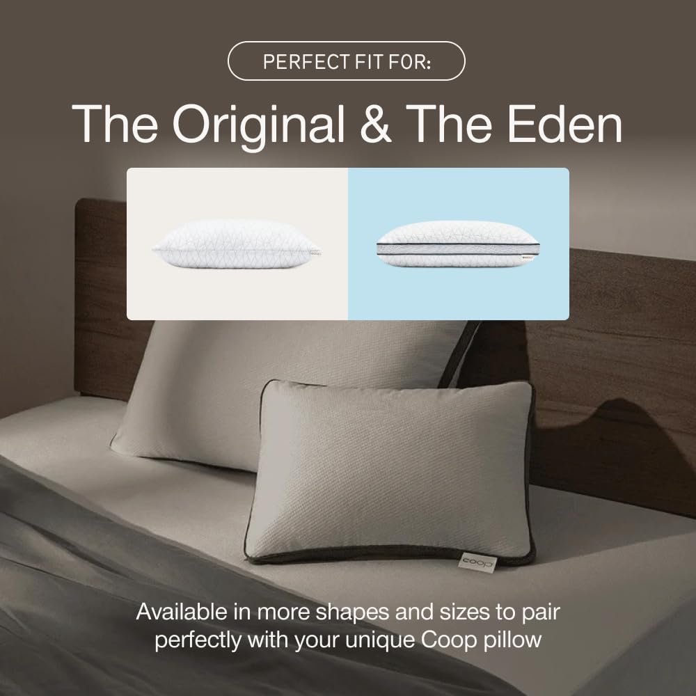 Coop Home Goods Ultra-Tech Pillow Protector for Memory Foam Pillows, Waterproof, Pack of 2 King Size Pillow Covers, Oeko-Tex Certified, Breathable, Zippered Covers, Machine Washable