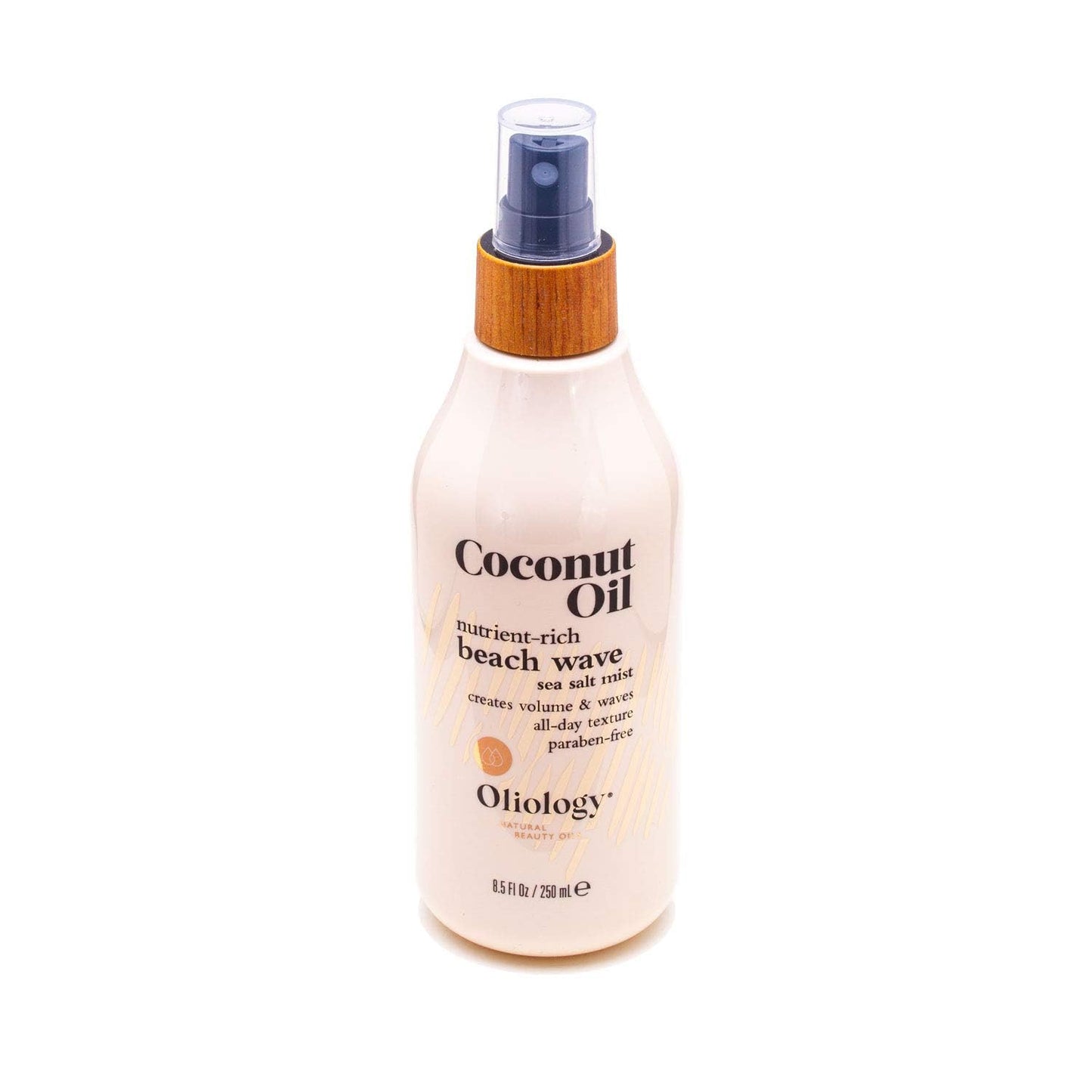 Oliology Coconut Oil Beach Wave Sea Salt Mist Spray - Light Mist Gives Hair Soft Beachy Waves Without Stiffness | Creates Volume | Long Lasting | Made in USA, Cruelty Free & Paraben Free (8oz/2 Pack)