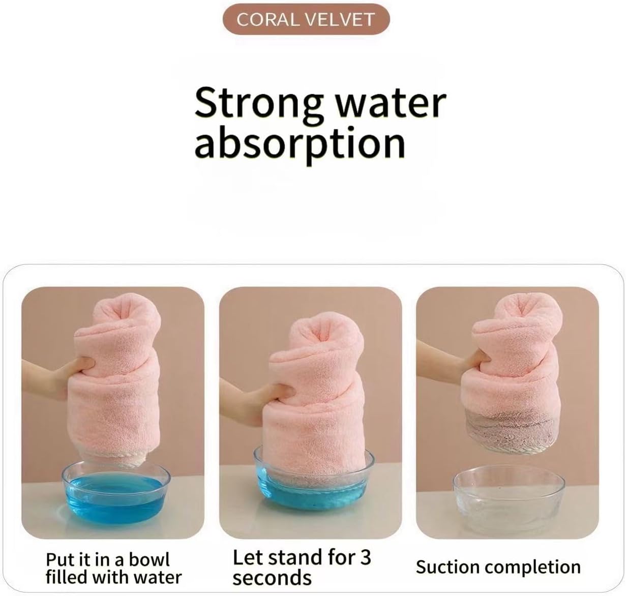 Microfiber Hair Towel, Hair Towel wrap for Women,Hair wrap Towels,Hair Turbans for Women Wet Hair, wrap for Kids (Pink and Green) 1pcs