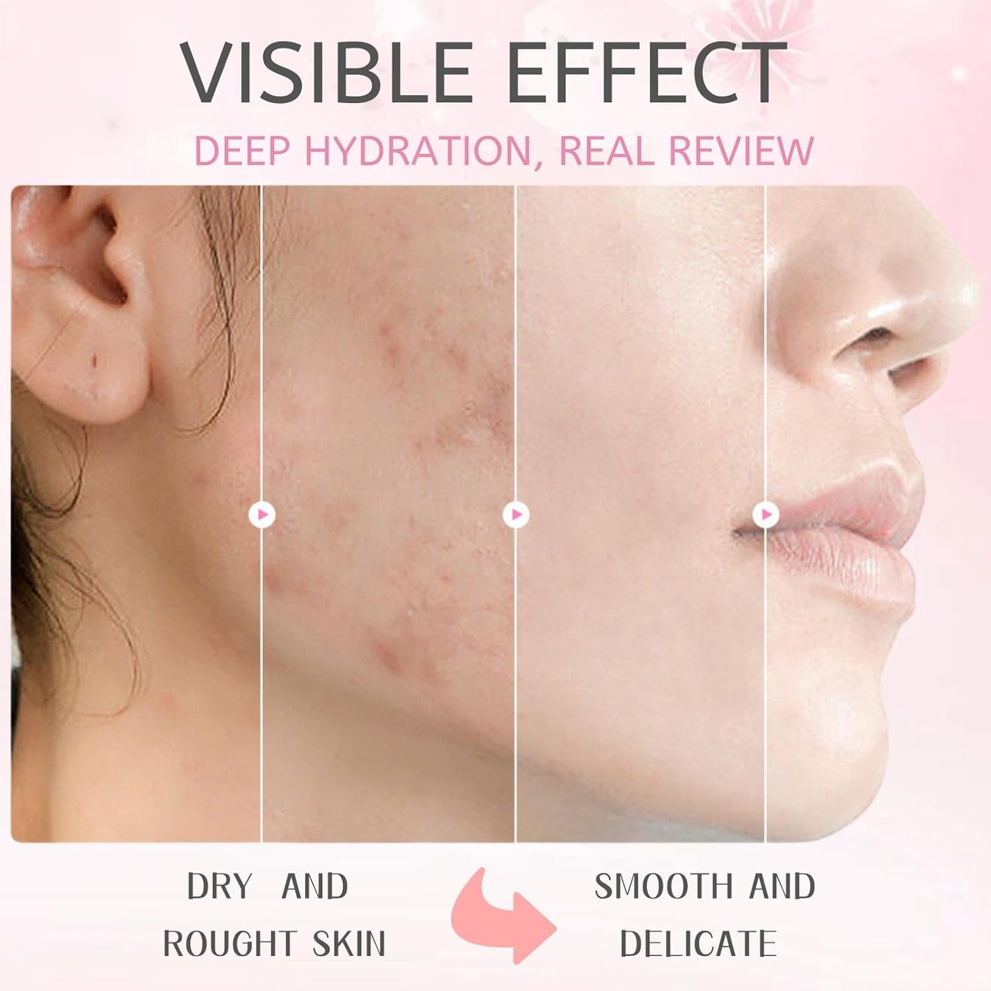 Skincare Kit Sakura Teen Girls Gifts - Skin Care Set Travel Size Toiletries - Sakura Skin Care for Teens 10-12 Hydrating - Teen Facial Kit Gift Set for Women with Bunny Headband(11PCS)