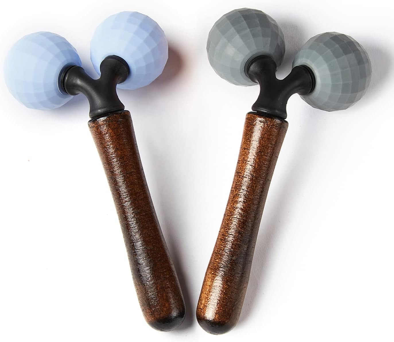 Relax Massage Roller - Body Massage Tools Myofascial Trigger Points Reduce Muscle Soreness Tightness Leg Cramps for Circulation, Stress, Arthritis and Hand Pain Relief & Recovery (Grey)