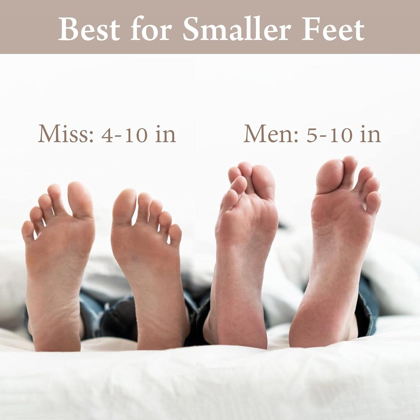 Tbestmax 12 Pcs Silicone Gel Socks for Dry Cracked Feet Heels Women - Day & Night Socks - W4-10 | M5-8