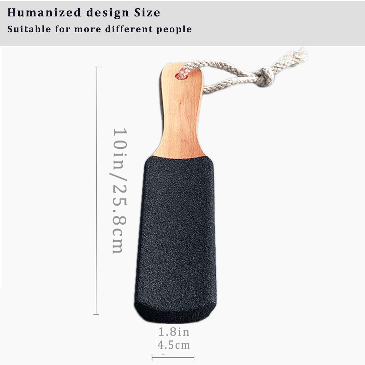 Foot Scrubber Pedicure Foot File Pumice Stone,Professional Pedicure Supplies Callus Remove Cracked Heels,Dead Skin,Corn,Scraper File Foot Care Foot Rasp Massage Brush Tools Kit for Men/Women