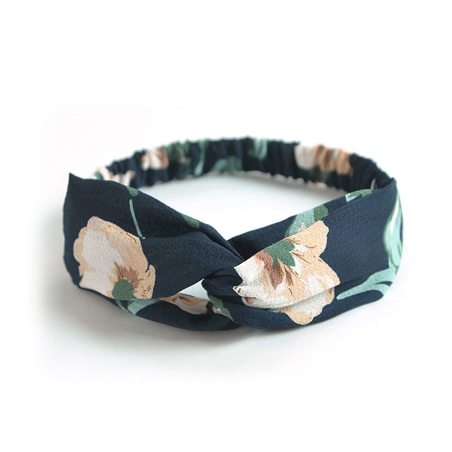 DRESHOW 10 Pack Boho Headbands for Women Vintage Cross Elastic Head Wrap Hair Accessories