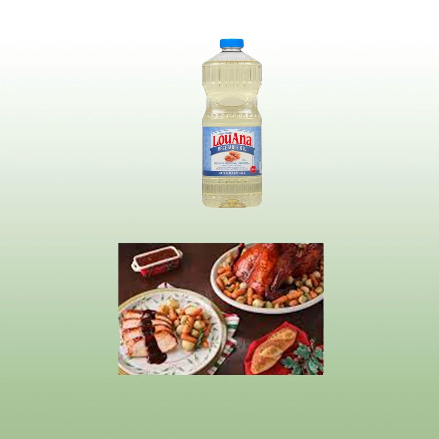 Vegetable Oil 48 fl oz Plastic Bottles 4 Pack