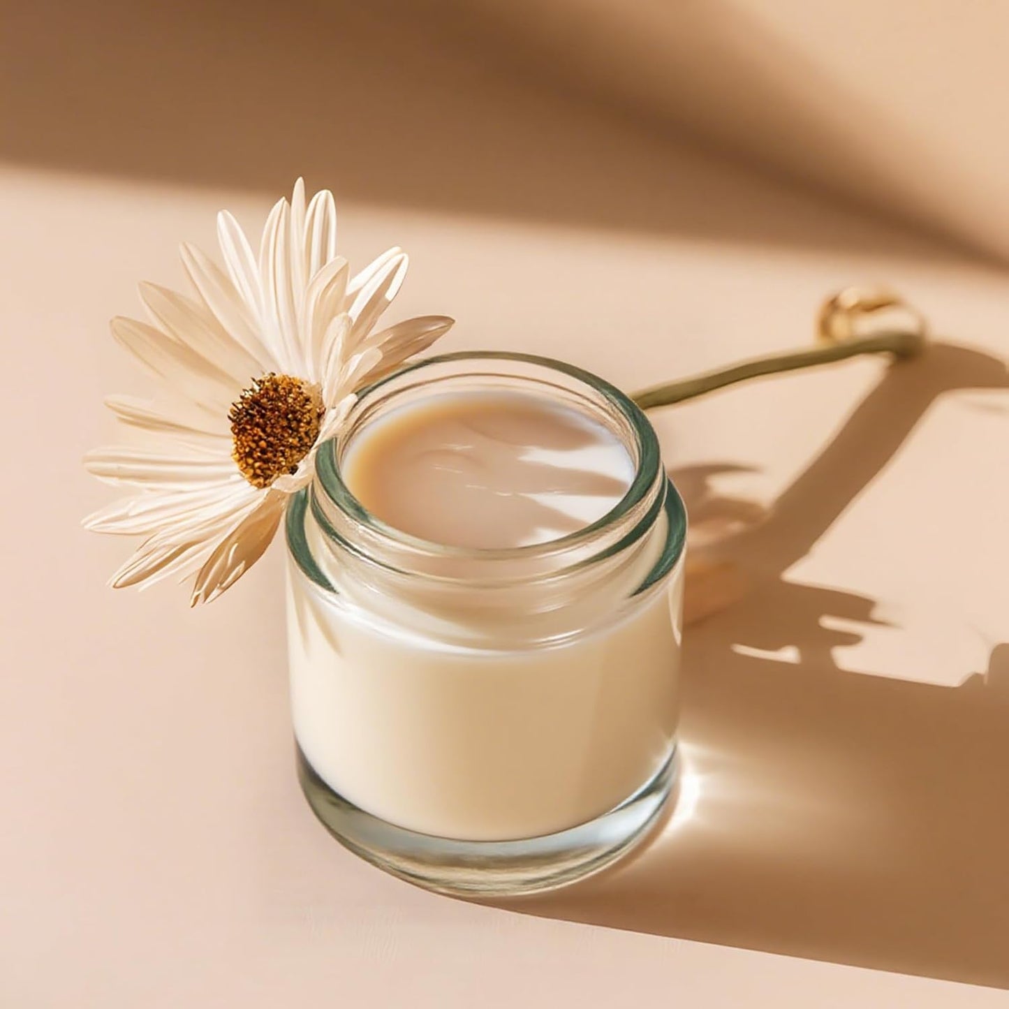 4 oz Glass Jars with Lids, Hoa Kinh 2 Pack Clear Small Glass Jars with Black Lids Empty Cosmetic Containers Airtight Round Glass Jar for Lotions, Powders and Ointments