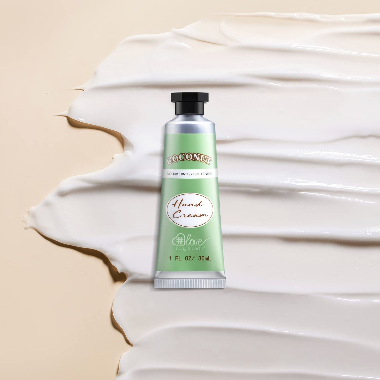 BODY & EARTH # LOVE Hand Cream Gift Set Hand Lotion Sets for Women Gift, Mothers Day Gifts for Mom Gifts, Pack of 6 Advanced Repair Hand Cream for Dry Hands Non-greasy Best Birthday Gifts for Women