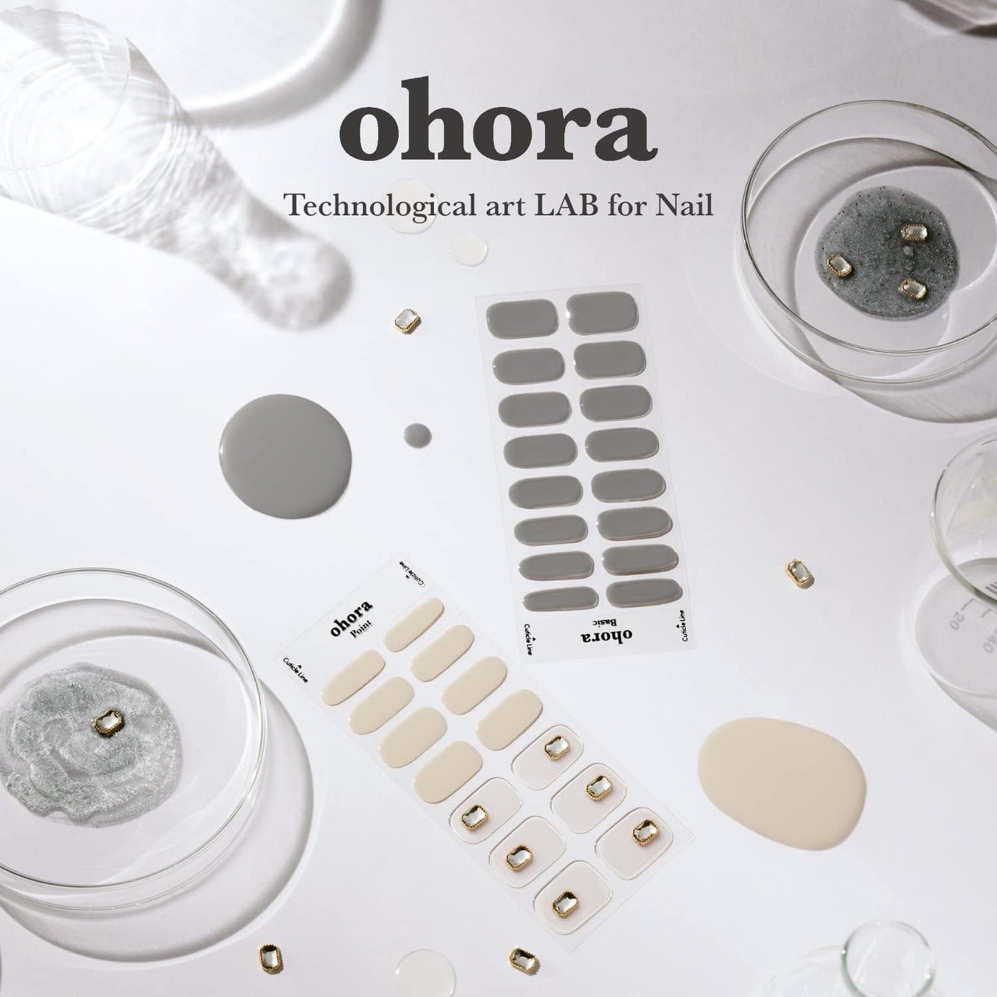 ohora Care LED Lamp for Semi Cured Gel Nail Strips - 6W Max, 2 Timers (45s / 60s), Portable Lamp for Curing Gel Nail Art, For Gel Stickers and Strips Only