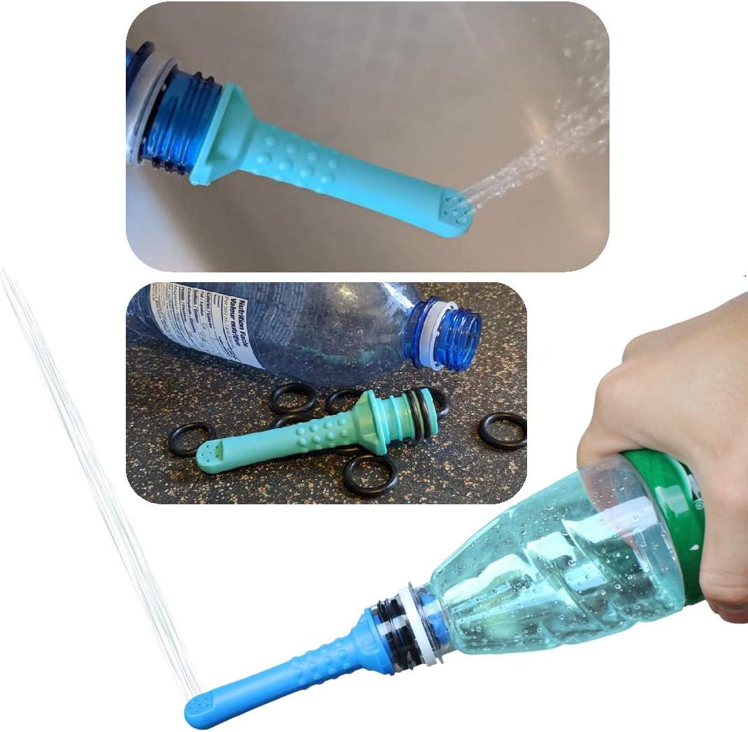 2PCS Backpacking Bidet - Portable Bidet for Toilet - Travel Bidets , Universal Shower Pipe for Traviling, Compatible with Every Bottle. Discreet,Ecological,Mini, Elderly,Sprayer,Personal,Handheld