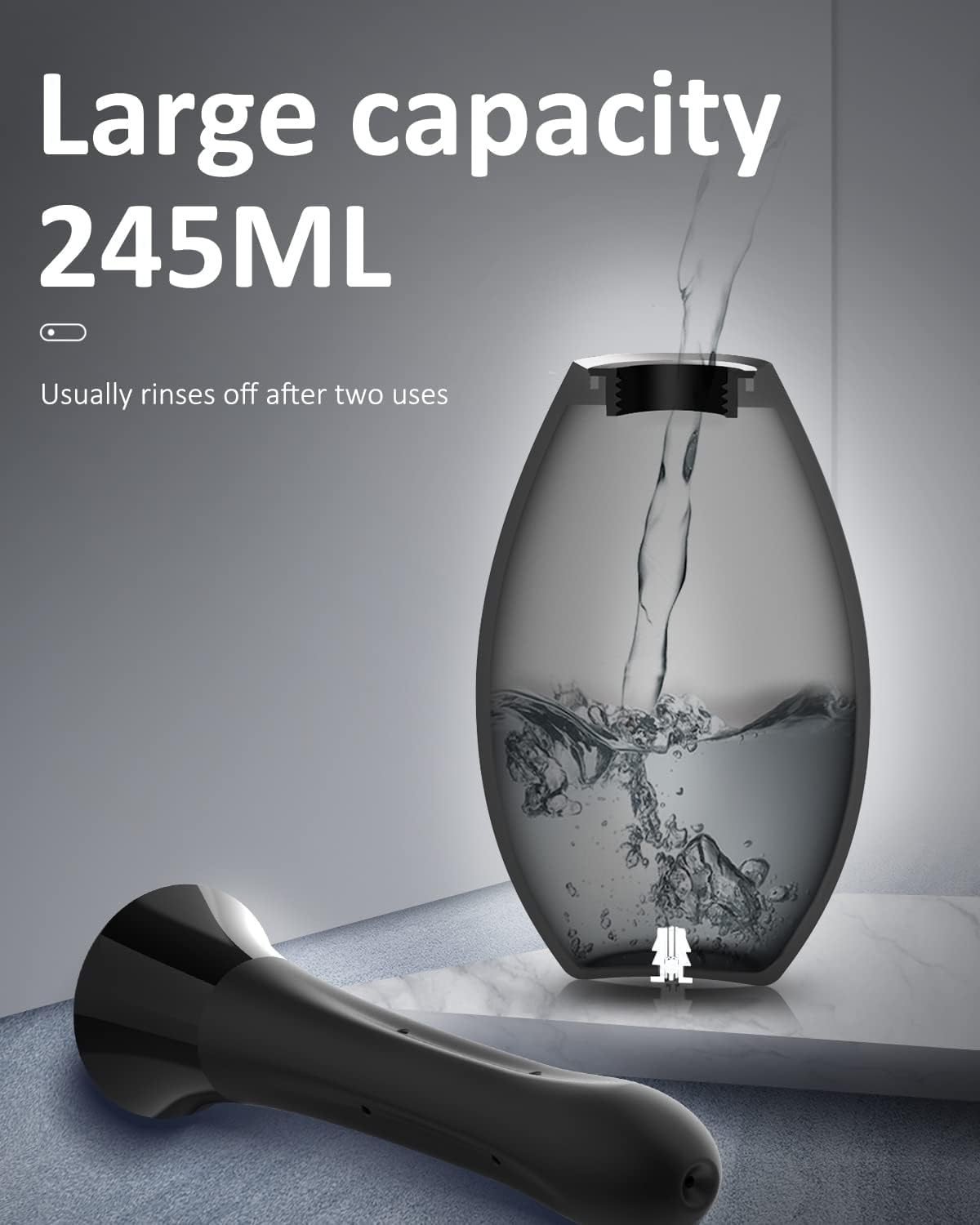 Enema Anal Douche Bottle for Men - Anti BackFlow Enemas Bulb Douches with 7 Spouts,Portable Enemas for Colon Cleanse Men,Feminine Care Shower Anal Douche Kit Cleaner Flusher for Women