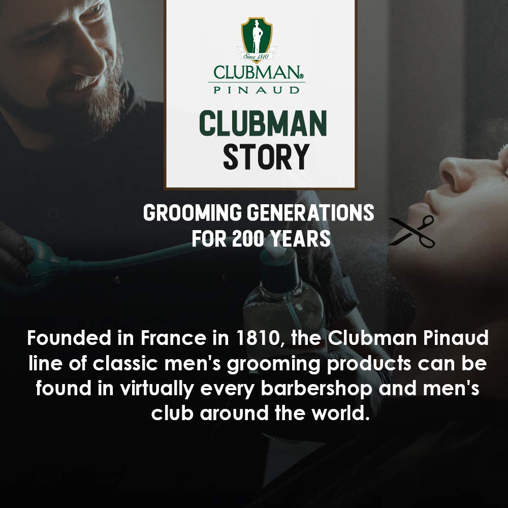 Clubman Pinaud Finest Powder, Classic White Powder for Men, Protection Against Sweat and Body Odor, 9 oz x 3 Packs