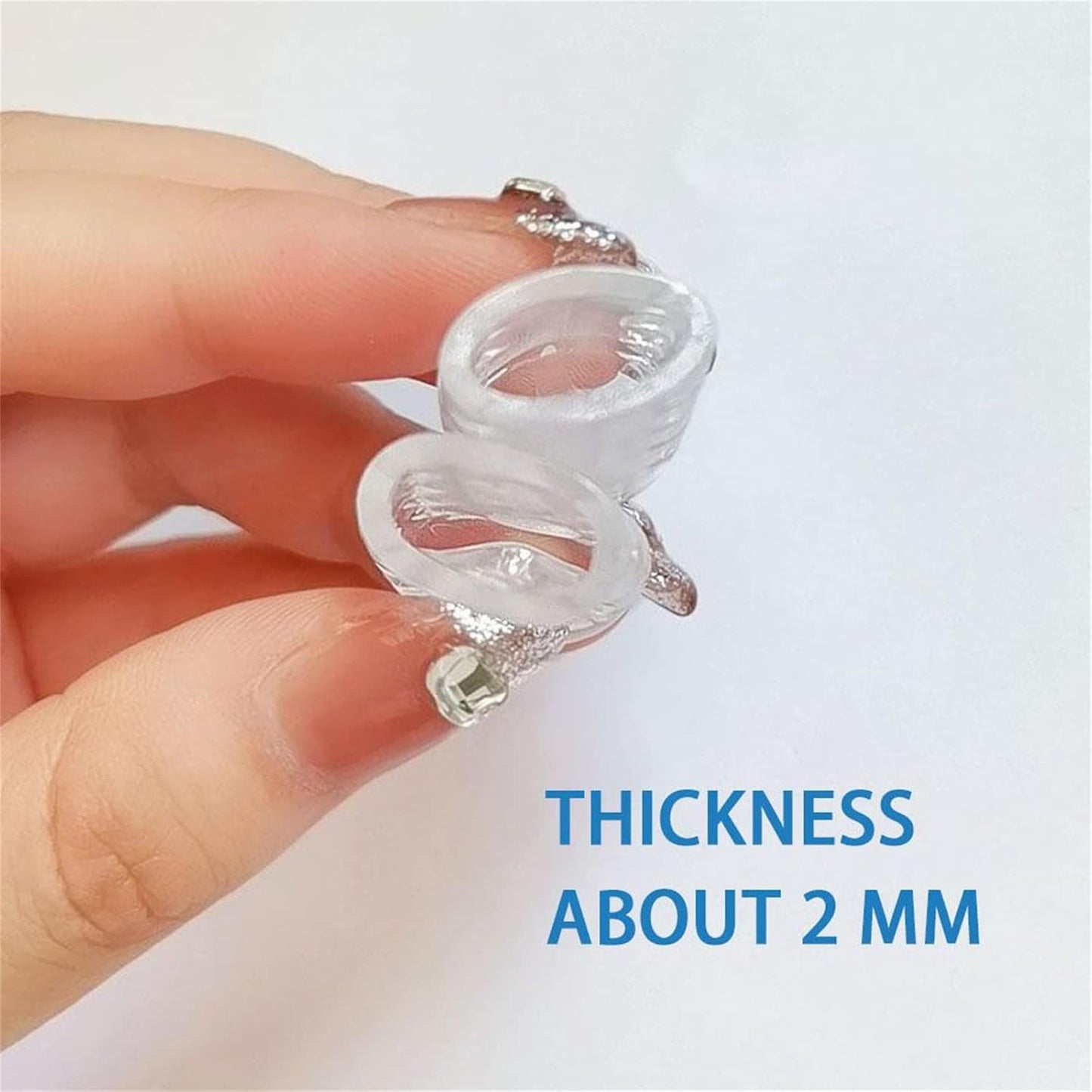 Silicone Anti Friction Toe Protectors Women, 10 Pcs Gel Toe Separators Breathable Little Toe Covers for Men and Women, Toe Sleeves for Ingrown Toenails, Corns, Calluses, Blisters and Pain Relief