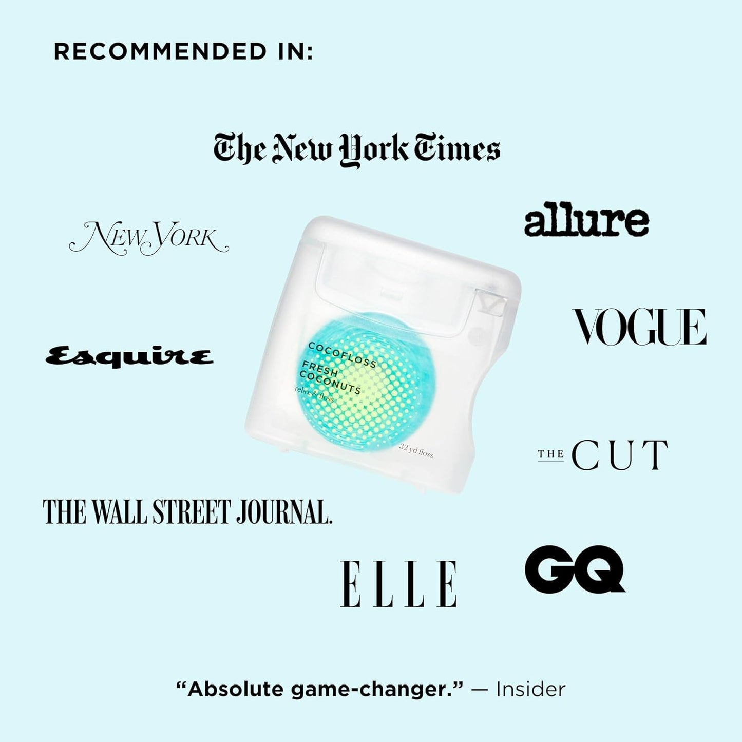 Cocolab Woven Dental Floss, Dentist-Designed Oral Care, Coconut Scent, Waxed, Expanding, Kid-Friendly String Floss with Coconut Oil, 4 Spools (33 yd Each)