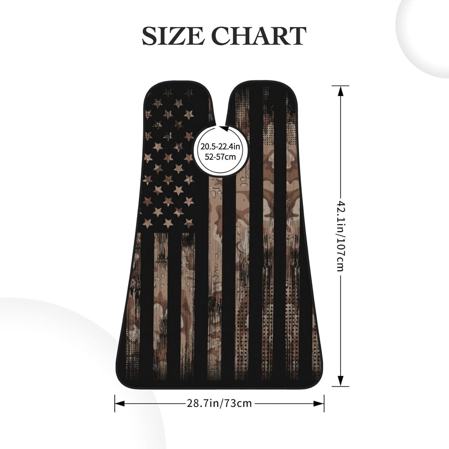 American Flag Beard Bib Apron, Beard Hair Catcher For Men Shaving, Waterproof With Suction Cups
