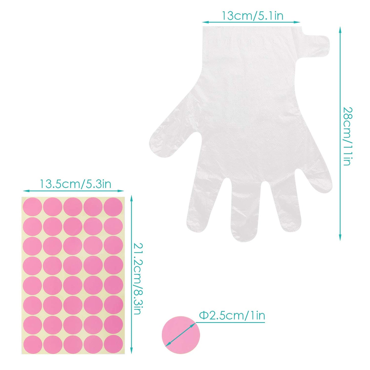 Segbeauty 200pcs Paraffin Wax Gloves, Paraffin Bath Liners for Hand, Plastic Thermal Mitten Bags Mitt Liner Covers for Paraffin Wax Refills Hot Wax SPA thera-py treat-ment Paraffin Wax Machine