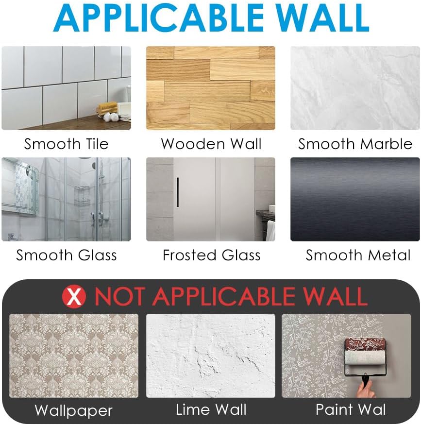 Toothbrush Holder Wall Mounted with Cover for Bathroom, 2 Slots Toothbrush Storage Organizer for Shower, Self Adhesive Toothbrush Hanger Rack for Dorm, Cabinet (Brushed Grey)