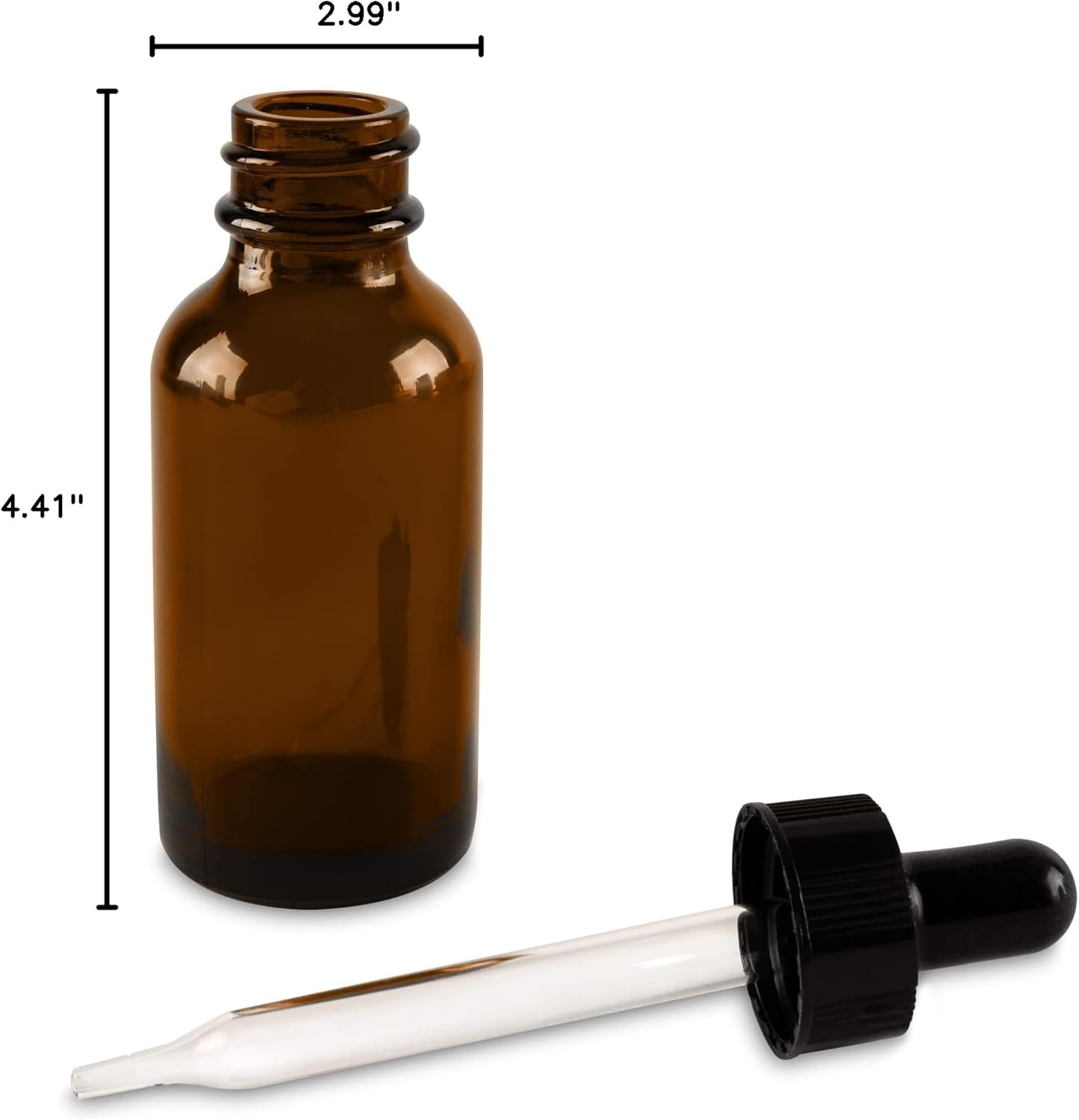 Super Z Outlet 1oz Glass Bottles with Glass Eye Dropper Dispenser for Essential Oils, Kitchen Tools, Chemistry Lab Chemicals, Colognes & Perfumes (6 Pack) (Cobalt Blue) (Brown)