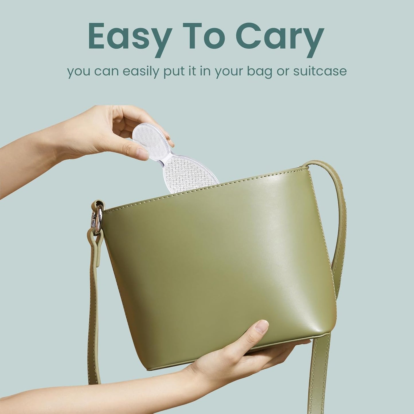 Glass Foot File 8-Shaped Rough and Smooth Sides Callus Remover Feet Heel Scrubber Dead Skin Scraper Pumice Stone Professional Pedicure Tools for Women and Men