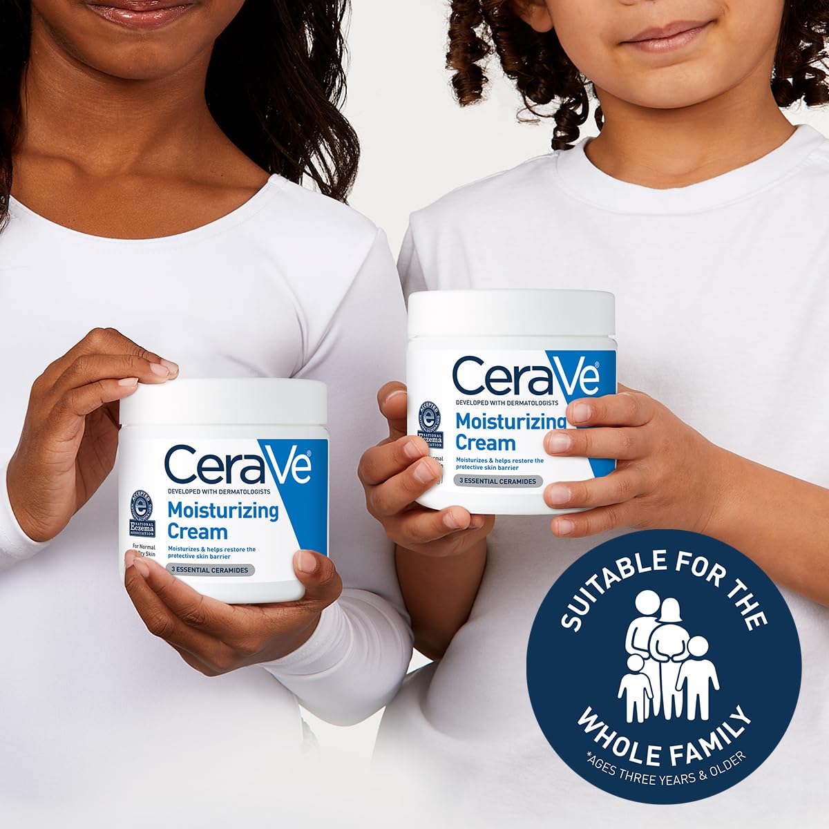 CeraVe Après Ski Moisturizing Cream, Body and Face Moisturizer for Dry Skin, Body Cream with Hyaluronic Acid and Ceramides, Daily Moisturizer, Oil-Free, Fragrance Free, Non-Comedogenic, 12 Ounce