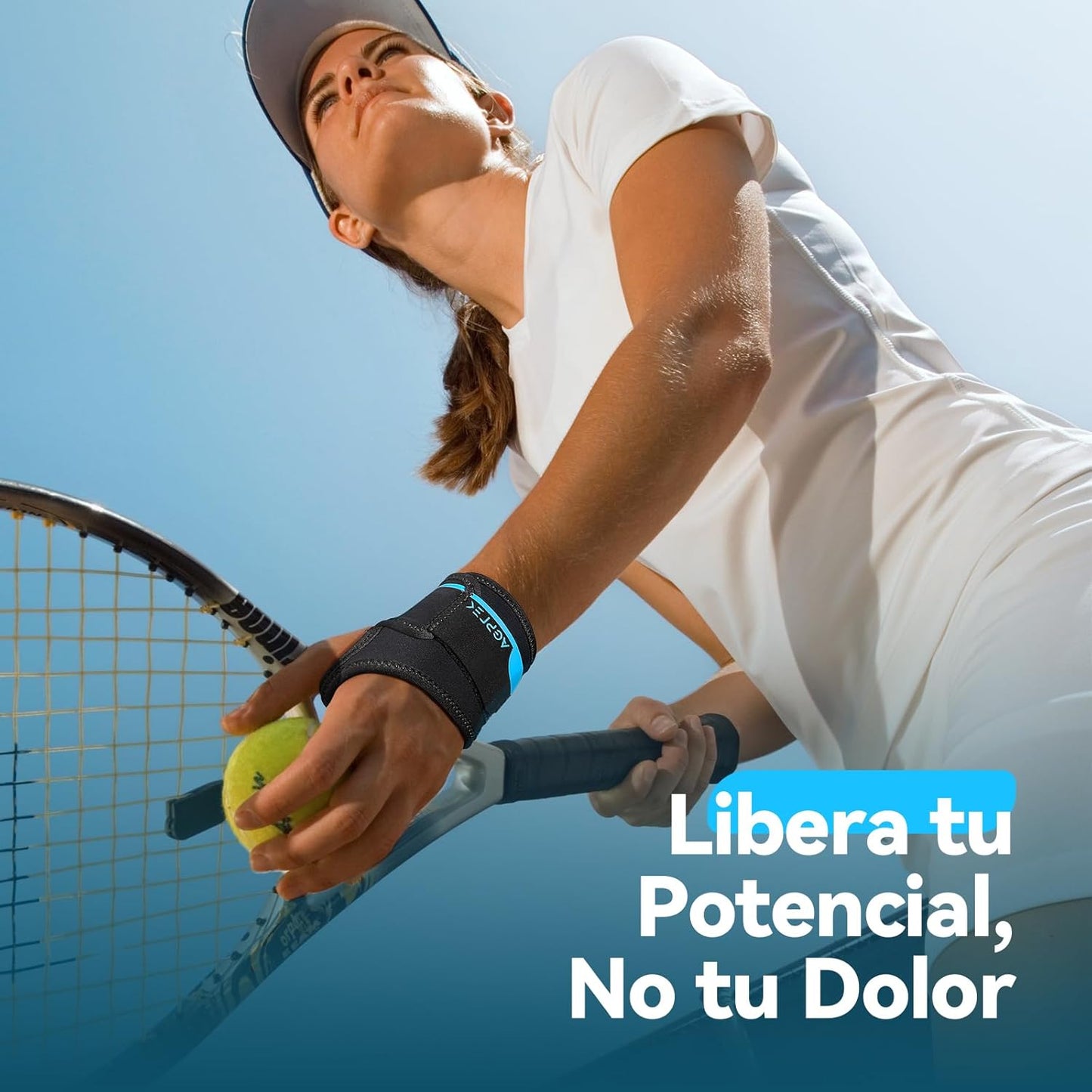 AGPTEK Wrist Hand Brace for Mild Carpal Tunnel Syndrome Arthritis Tendonitis Pain Relief, Adjustable Right Wrist Support for Weightlifting, Gym, Wrok, Sports, Daily Use- Left Hand