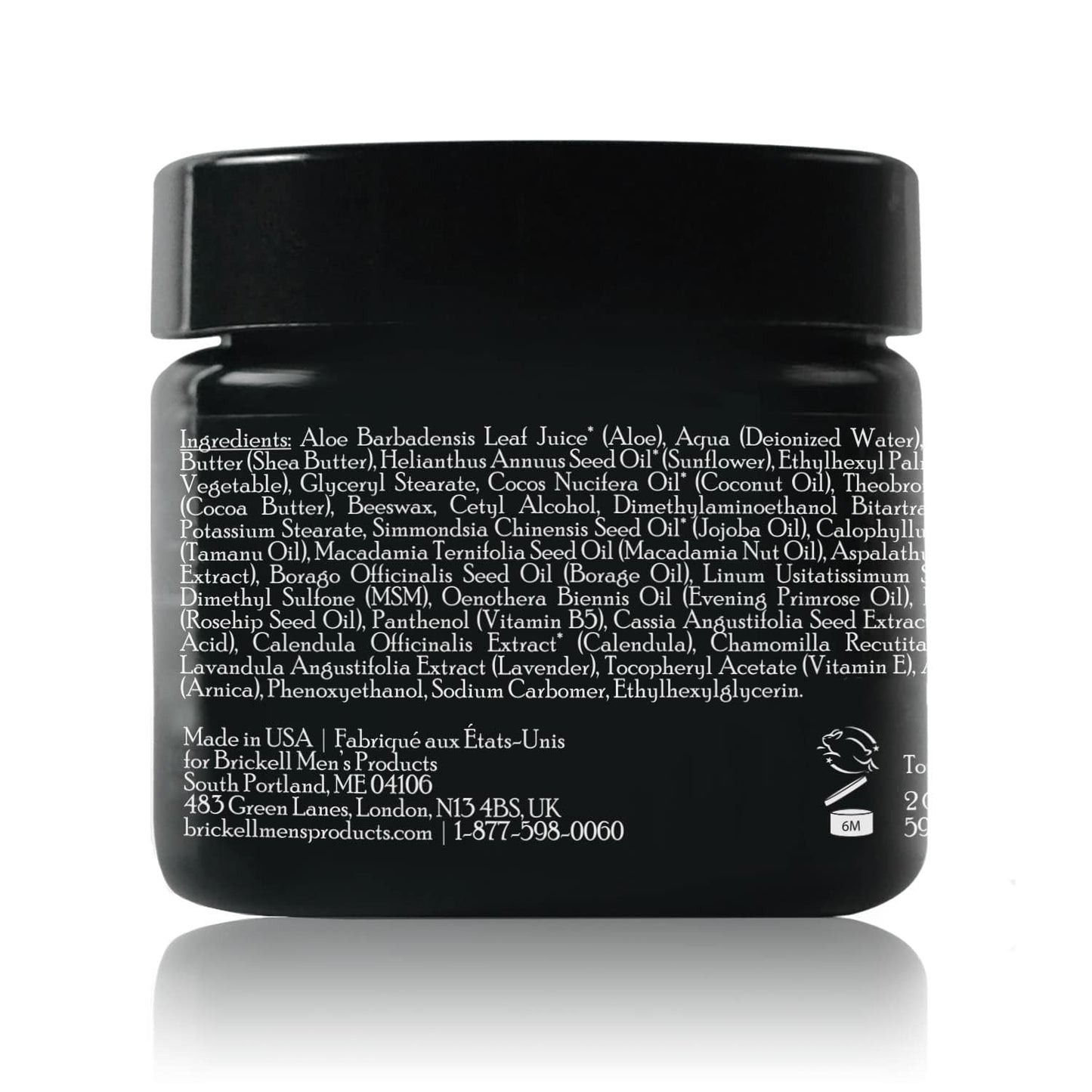 Brickell Men's Revitalizing Anti-Aging Cream For Men, Face Moisturizer For Face To Reduce Fine Lines and Wrinkles, Natural and Organic Anti Wrinkle Night Face Cream, 2 Ounce, Scented