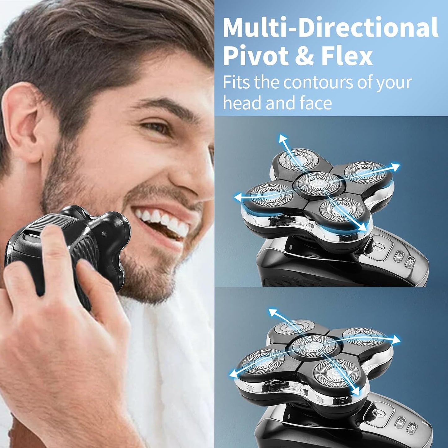 Shaver Replacment Heads Compatible with Remington Balder Pro XR7000 Head Shaver (3 Packs)