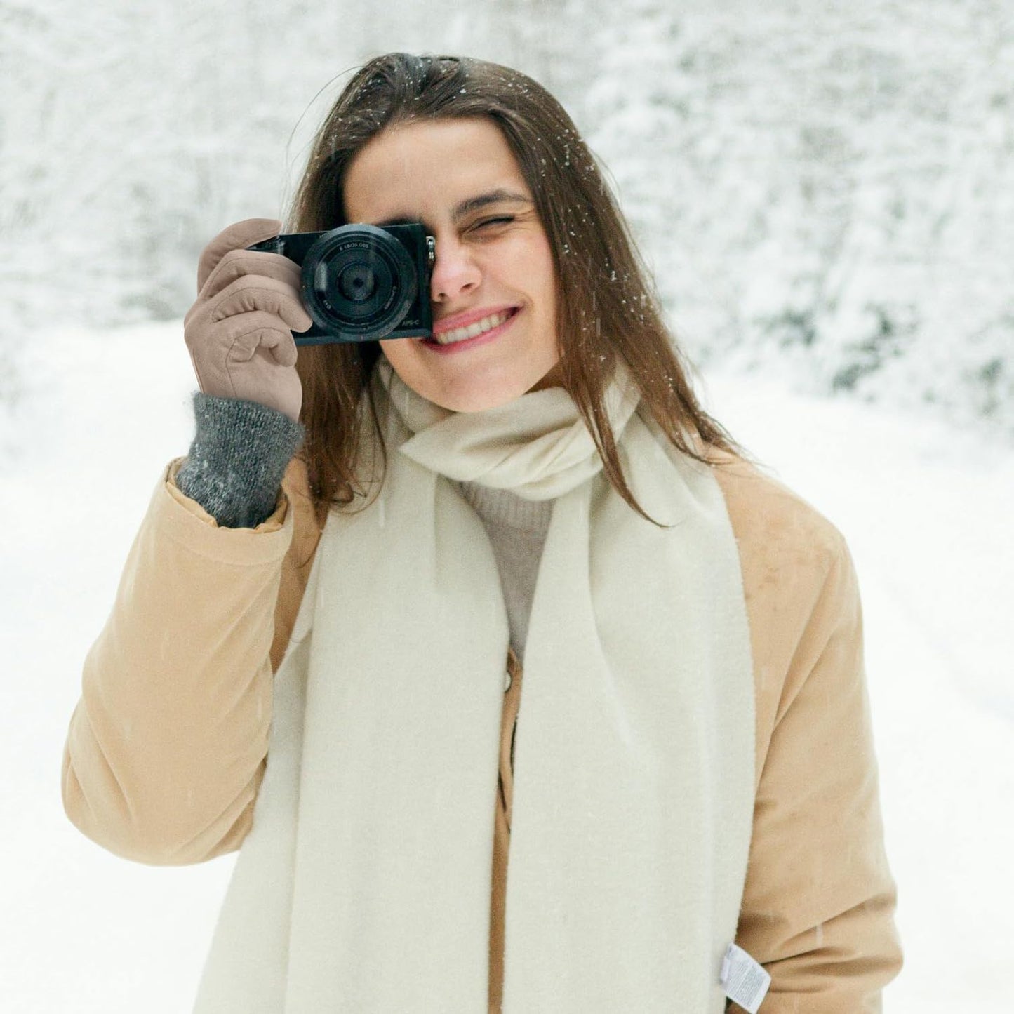 Achiou Women Winter Touchscreen Gloves Soft Comfortable Thermal Elastic Stretch Texting Glove for Traveling, Cycling, Running