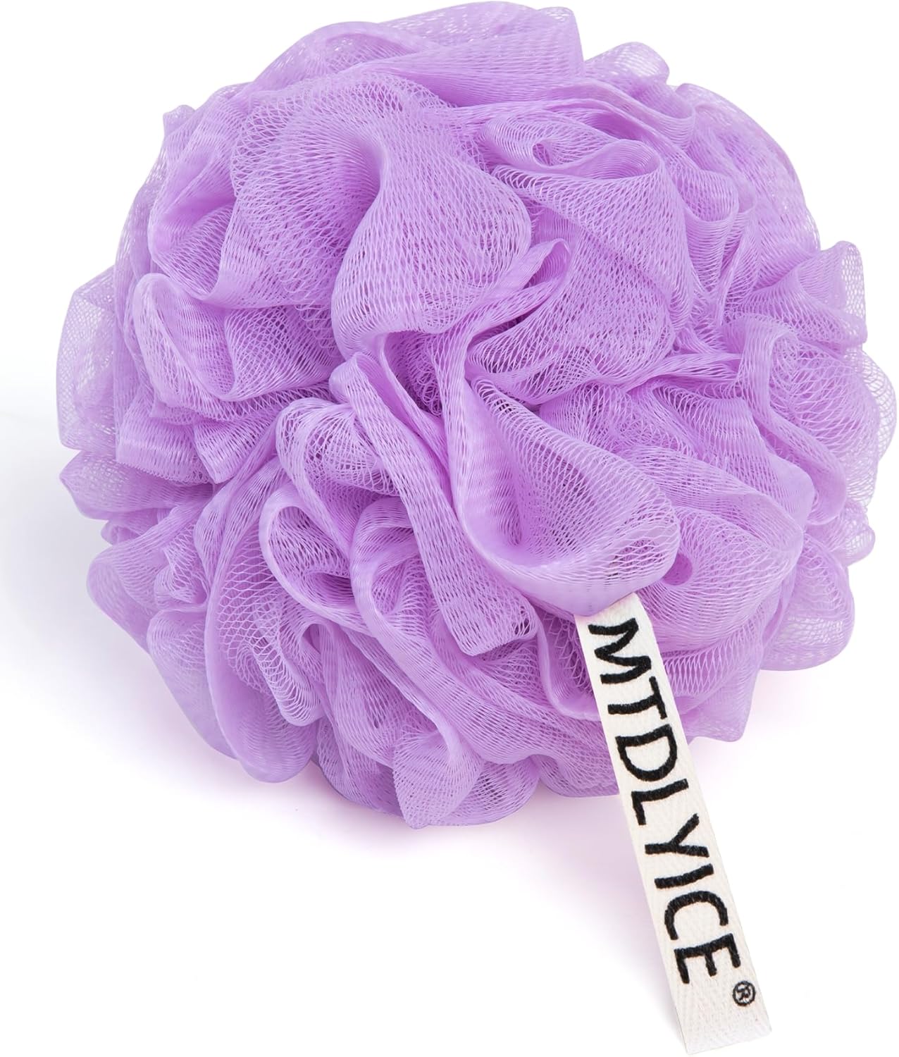 Loofah Sponge, XXL Large Loofah 100g 4 Pack, Bath Sponge Soft Mesh Shower Loofah for Men, Body Scrub, Shower Pouf Bath Accessories, for Body Wash, Soap (Lavender)