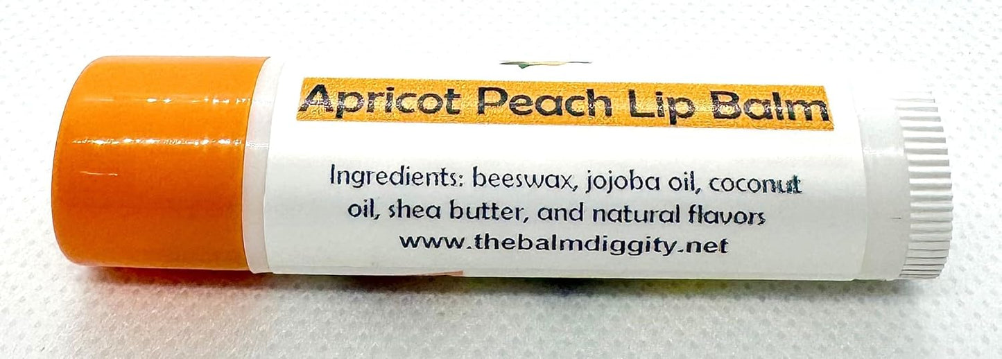 It's The Balm Diggity 2-pack Apricot Peach Beeswax, All-Natural, Moisturizing, and Nourishing Lip Balm Made With Just 5 Ingredients