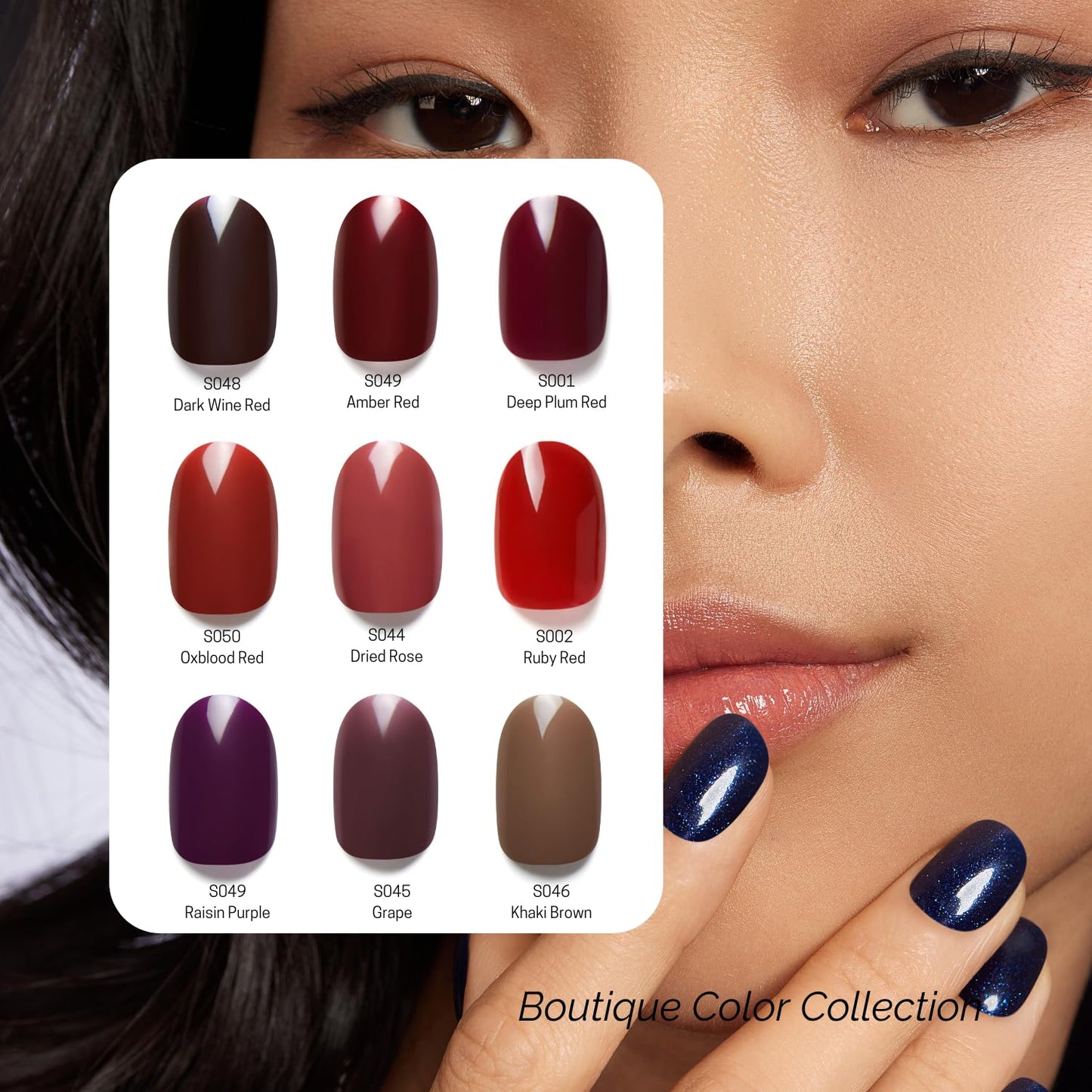 NAILOG One Step Gel Nail Polish 12ml Top Coat Color Gel Base 3-In-1 Formula Soak Off UV Gel Polish for Home DIY & Gifting | Raisin Purple