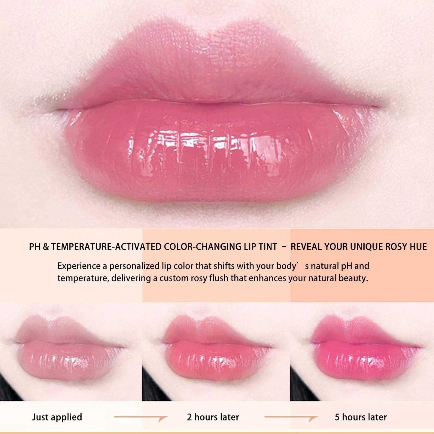 3 Pcs/Set Avocado, Grape & Blueberry Jelly Lipstick Set, Color Changing Lip And Cheek Stain | PH-Activated Temperature Reactive Moisturizing Lipstick for Dry & Mature Lips, Hydrating Long-Lasting Lip