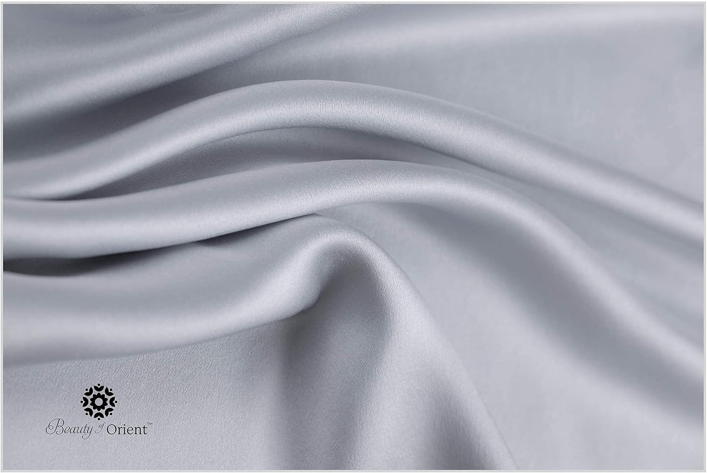 25 Momme Premium Mulberry Silk Pillowcase for Hair and Skin | Handcrafted Hypoallergenic & Anti-Acne Silk Pillow Cases with Zipper | King - 20" x 36", Silver Lining