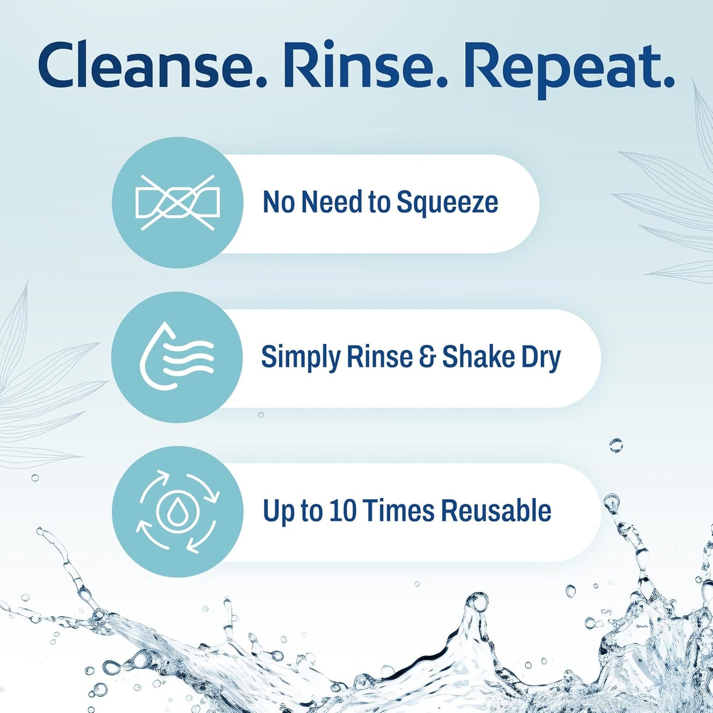 HartFelt Face Sponges for Cleansing and Gentle Exfoliating | Facial Compressed Sponges for Estheticians | Reusable Face Pads for Removing Dead Skin, Dirt & Makeup | Made in USA - Pack of 6