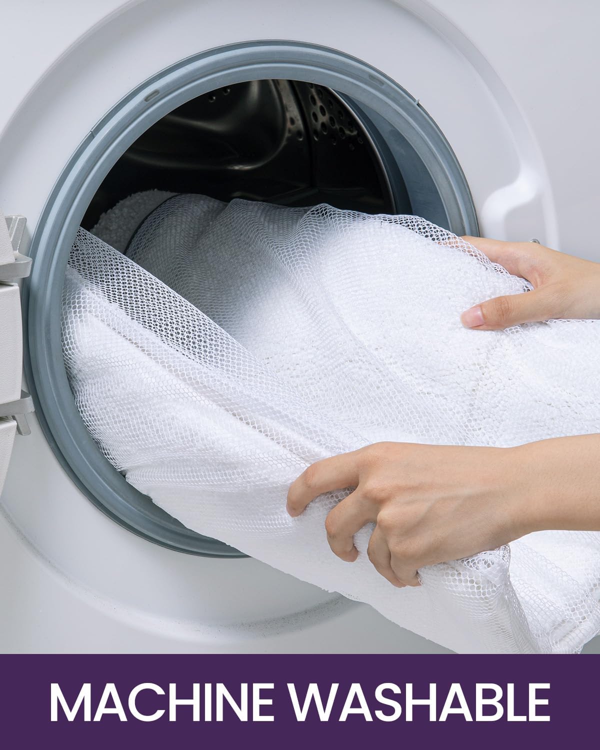 DEXI Bathroom Rugs Set 2 Piece 32x20, Washable Non Slip Bath Mat for Shower Floor, Absorbent Quick Dry Bathmat with Rubber Backing, Ultra Soft Plush Carpet for Tub, White