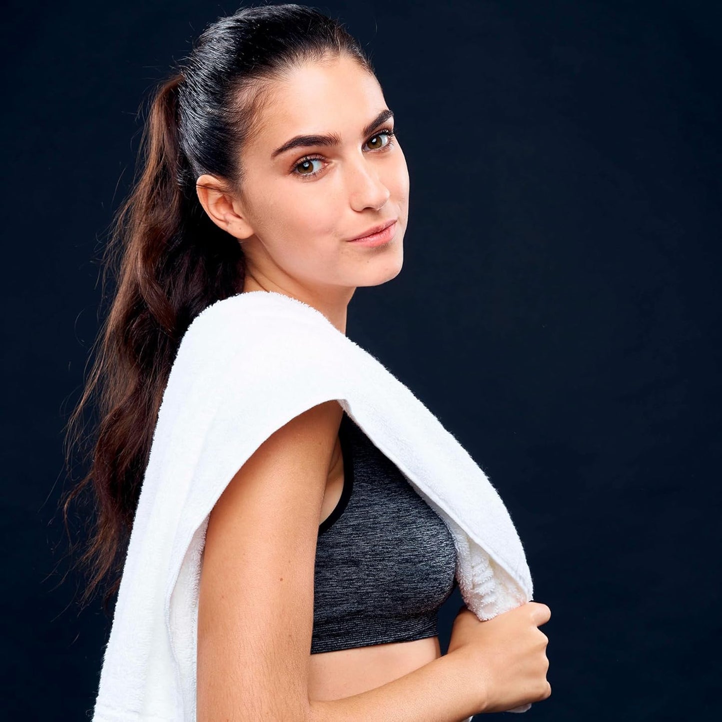 kimteny 100 Persent Cotton Premium Hand Towels Set of 2, (16 x 32 inches) 600GSM Cotton Thick Towel, Ultra Soft and Highly Absorbent Towels for Bathroom Gym Shower Hotel Spa (Red)