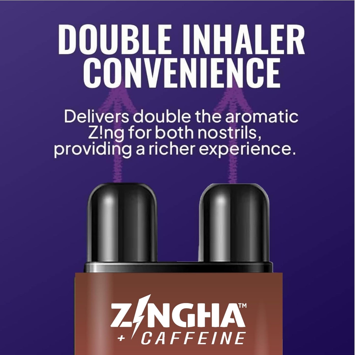 Caffeinated Aromatherapy Nasal Inhaler Stick – Natural Energy Boost with Essential Oils + Caffeine – Focus, Refresh & Breathe Easy (Mocha Latte)