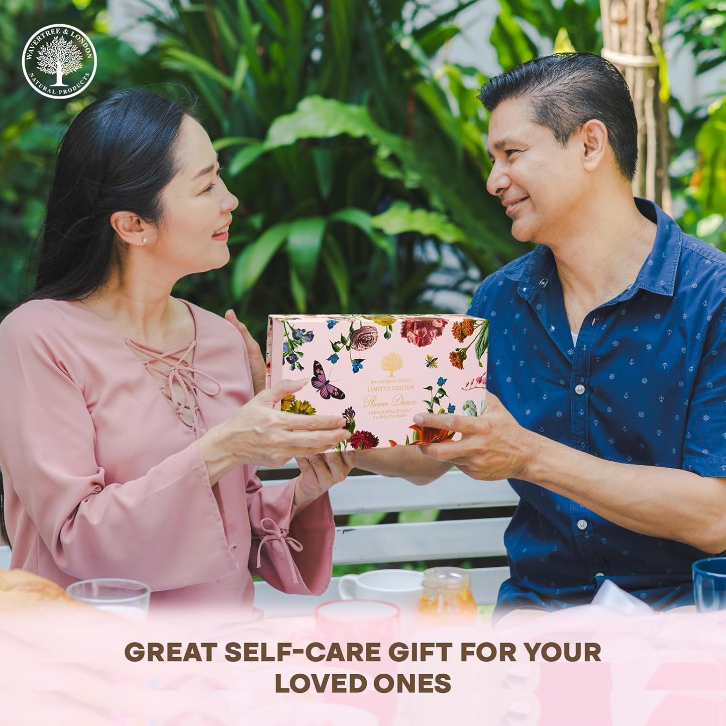 Wavertree & London Flower Dance Trio Natural Soap Bars 7 OZ, Pack of 3 β Fancy Australian Bar Soap Gift set for Women & Men, French Triple-Milled Luxury Bath Soap Bars Enriched with Shea Butter