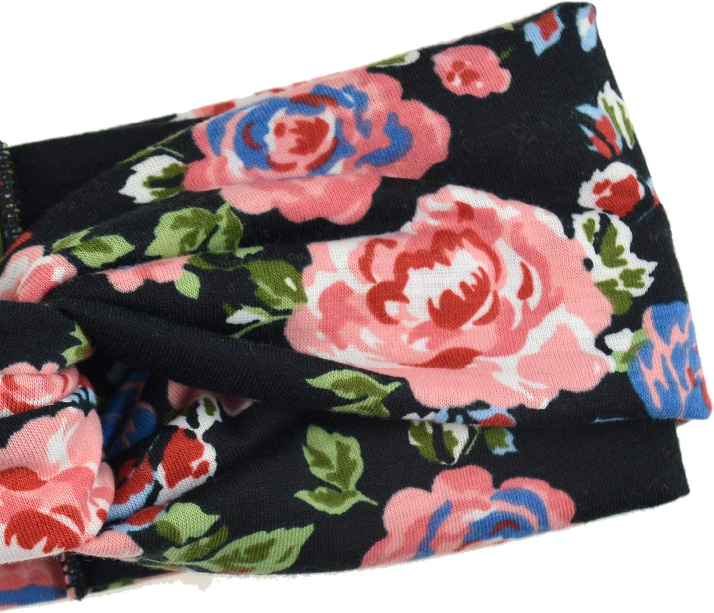 DRESHOW 8 Pack Headbands for Women Yoga Knotted Headbands Elastic Criss Cross Hair Accessories Sports Head Wrap Non Slip