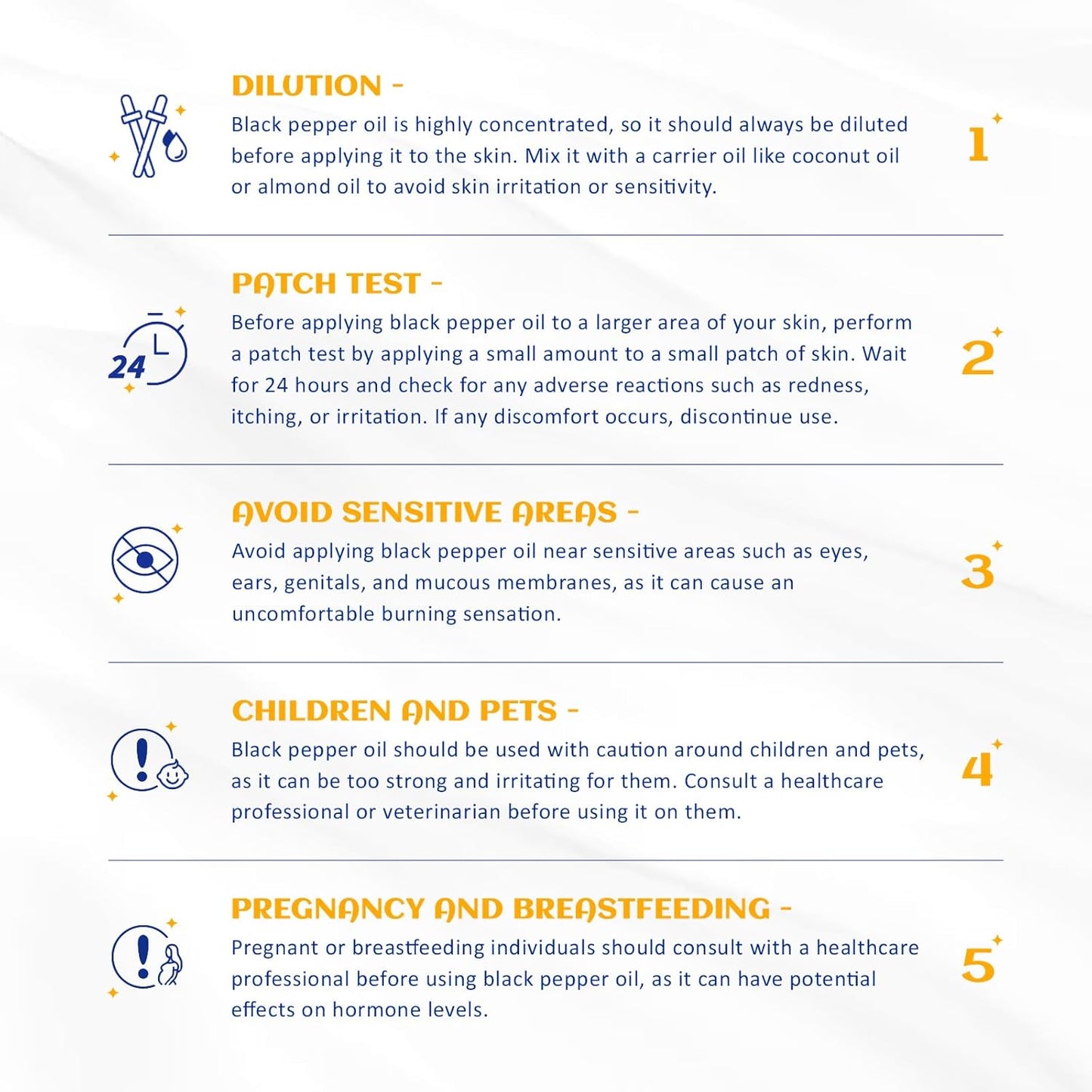 HIQILI Black Pepper Essential Oil for Aromatherapy & Diffuser - Natural Spicy & Warming Scent - Therapeutic Grade - 3.38 Fl Oz