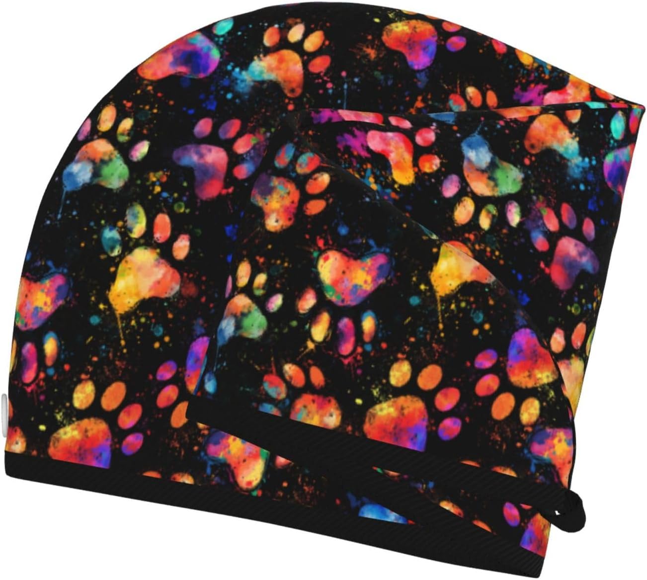 Paw Hair Towel Wrap, Absorbent Hair Drying Towel, Microfiber Hair Drying Cap Turban for Drying Curly Long Thick Hair