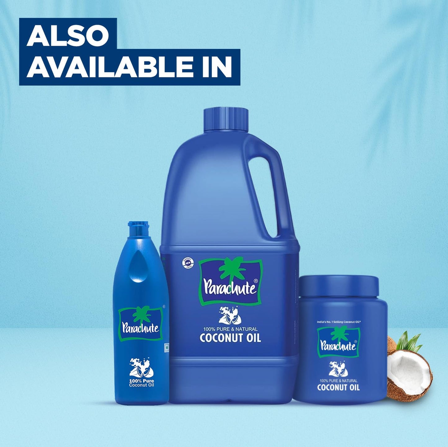 Parachute Coconut Oil| 100% Pure & Natural| Unrefined Coconut Oil| No Chemicals & Preservatives| Fresh Long Lasting Aroma| Untouched By Hands| 5.9 Fl oz | Pack of 4